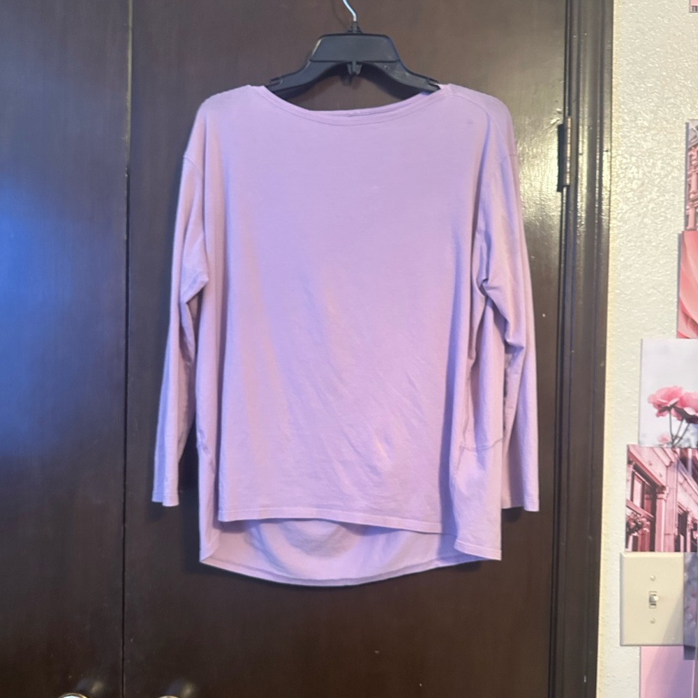 Lululemon long sleeve purple top size 2